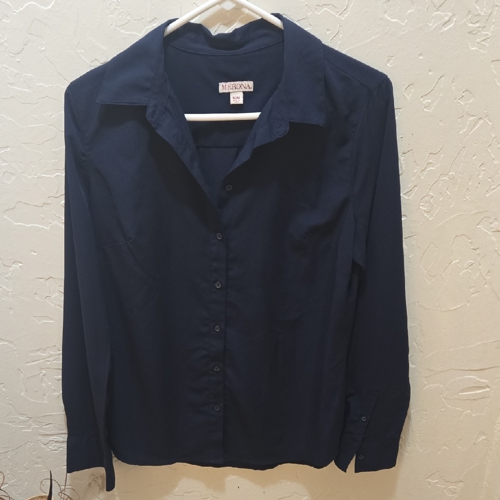 3/$10 Merona Women's Navy Blouse